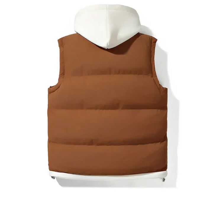 Levoire | Gilet d'automne chaud avec capuche