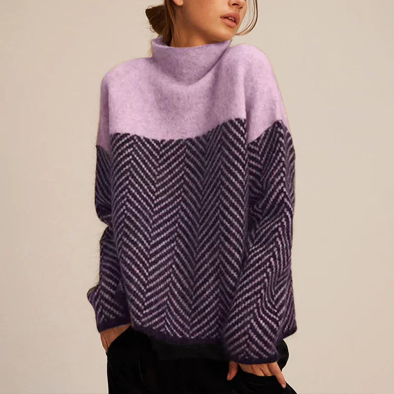 Levoire | Doux Pull en Cachemire à Col Montant Liila