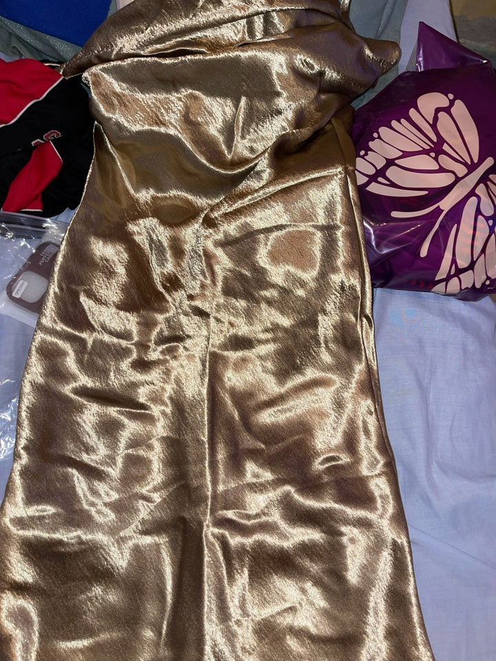 Levoire | Robe Longue Sans Dos À Bretelles Spaghetti En Satin
