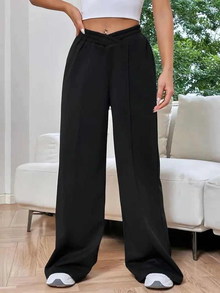 Levoire | Pantalons De Jogging Amples Décontractés Pour Femmes Noir
