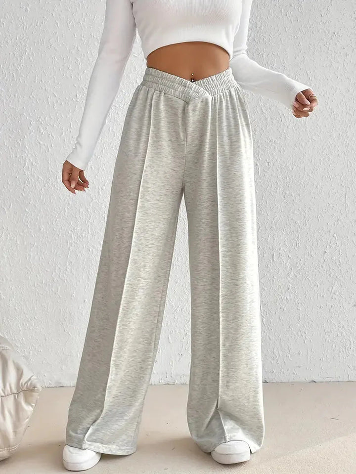 Levoire | Pantalons De Jogging Amples Décontractés Pour Femmes Gris clair