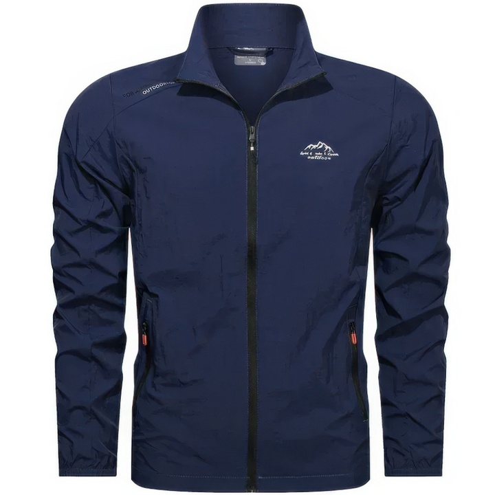 Levoire | Veste D'Été Coupe-Vent Avec Fermeture Éclair Bleu profond