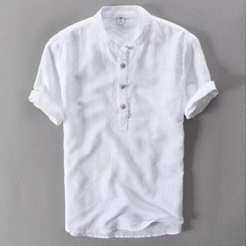 Levoire | Chemise D'Été En Lin Blanc