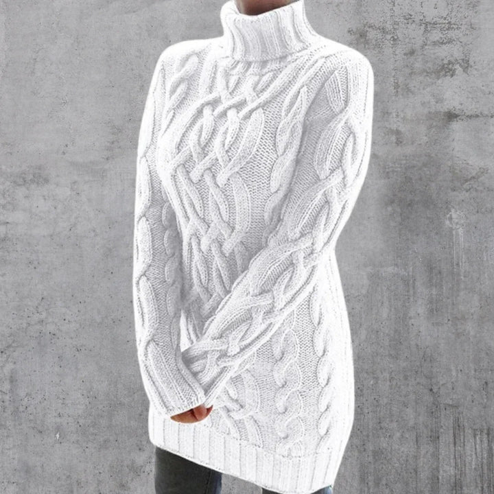 Levoire | Pull long élégant pour femmes Blanc