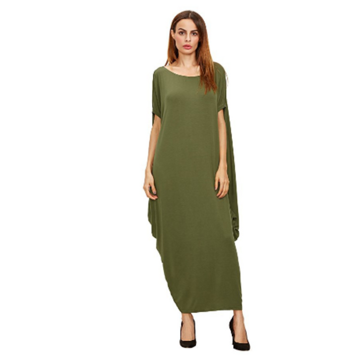 Levoire | Robe Chemise Maxi Pour Femmes Vert