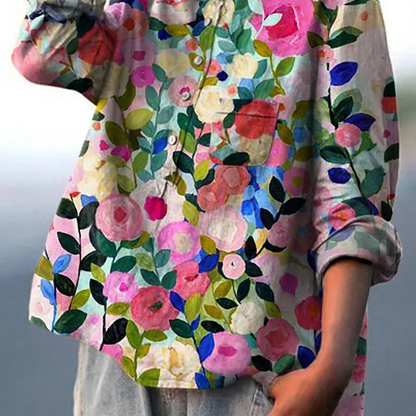 Levoire | Chemise Décontractée À Fleurs Pour Femme