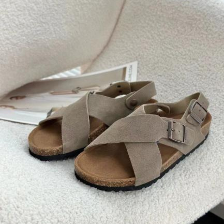 Levoire | Sandale élégante pour femme Gris Clair