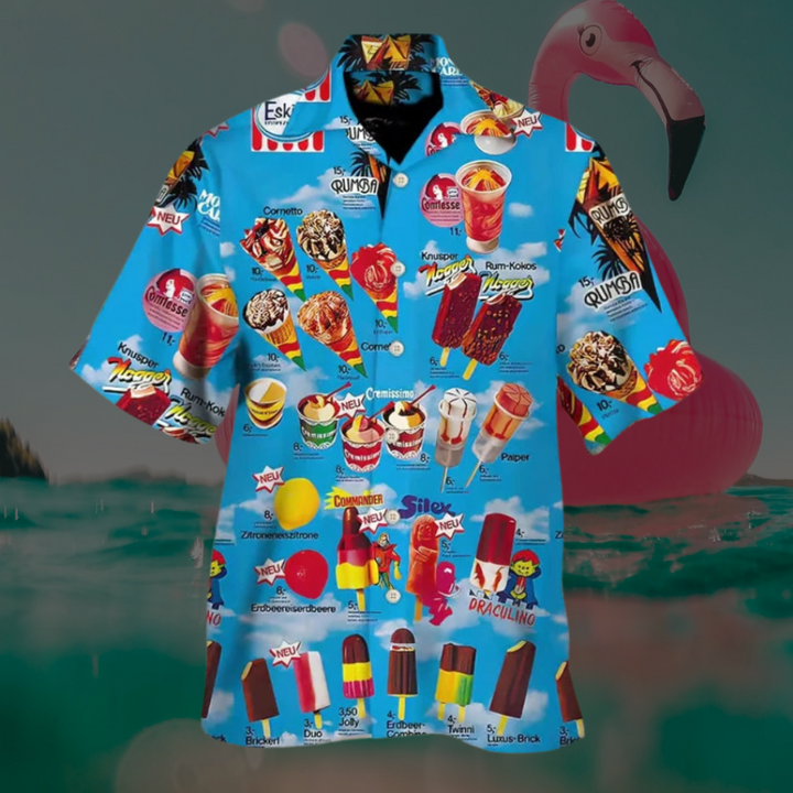 Levoire | Chemise Retro Eisstock Bleu