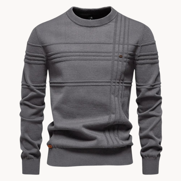 Levoire | Sweatshirt À Carreaux Gris