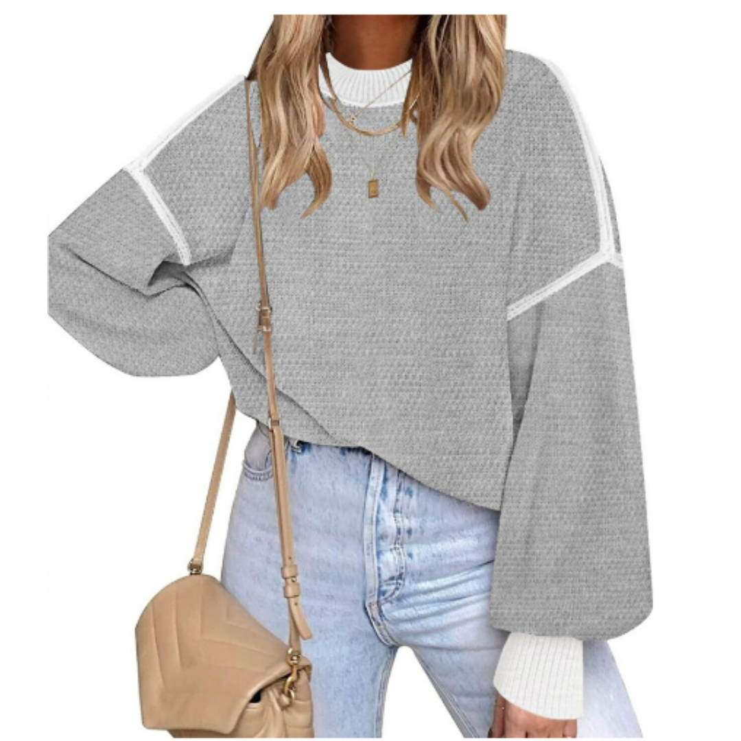 Levoire | Top Court Tendance Été Gris