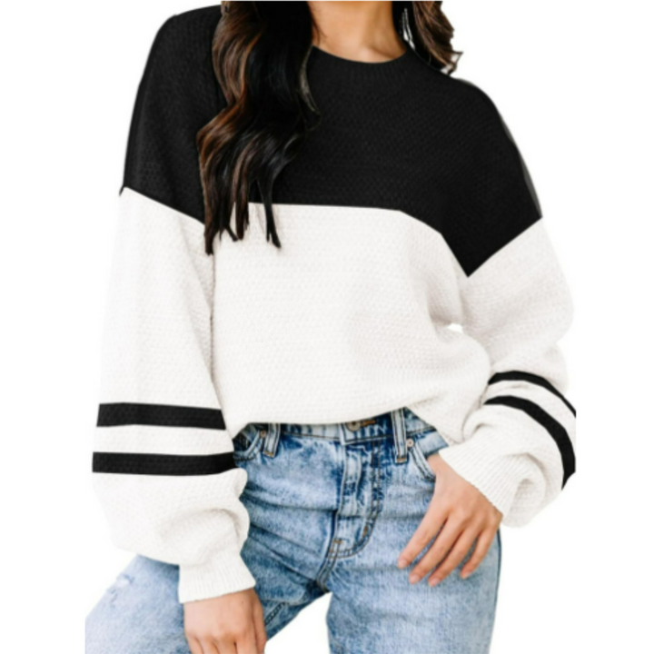 Levoire | Top Court Tendance Été Noir Blanc