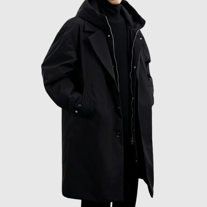 Levoire | Veste Coupe-Vent Imperméable Noir