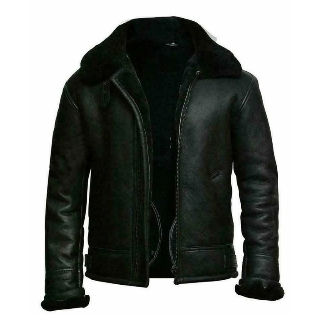 Levoire | Manteau Chaud D'Hiver Noir