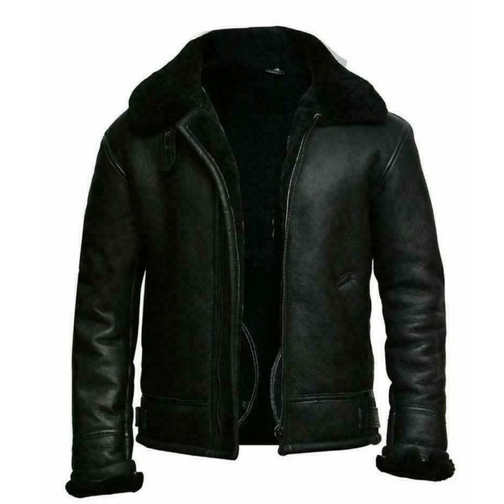 Levoire | Manteau Chaud D'Hiver Noir