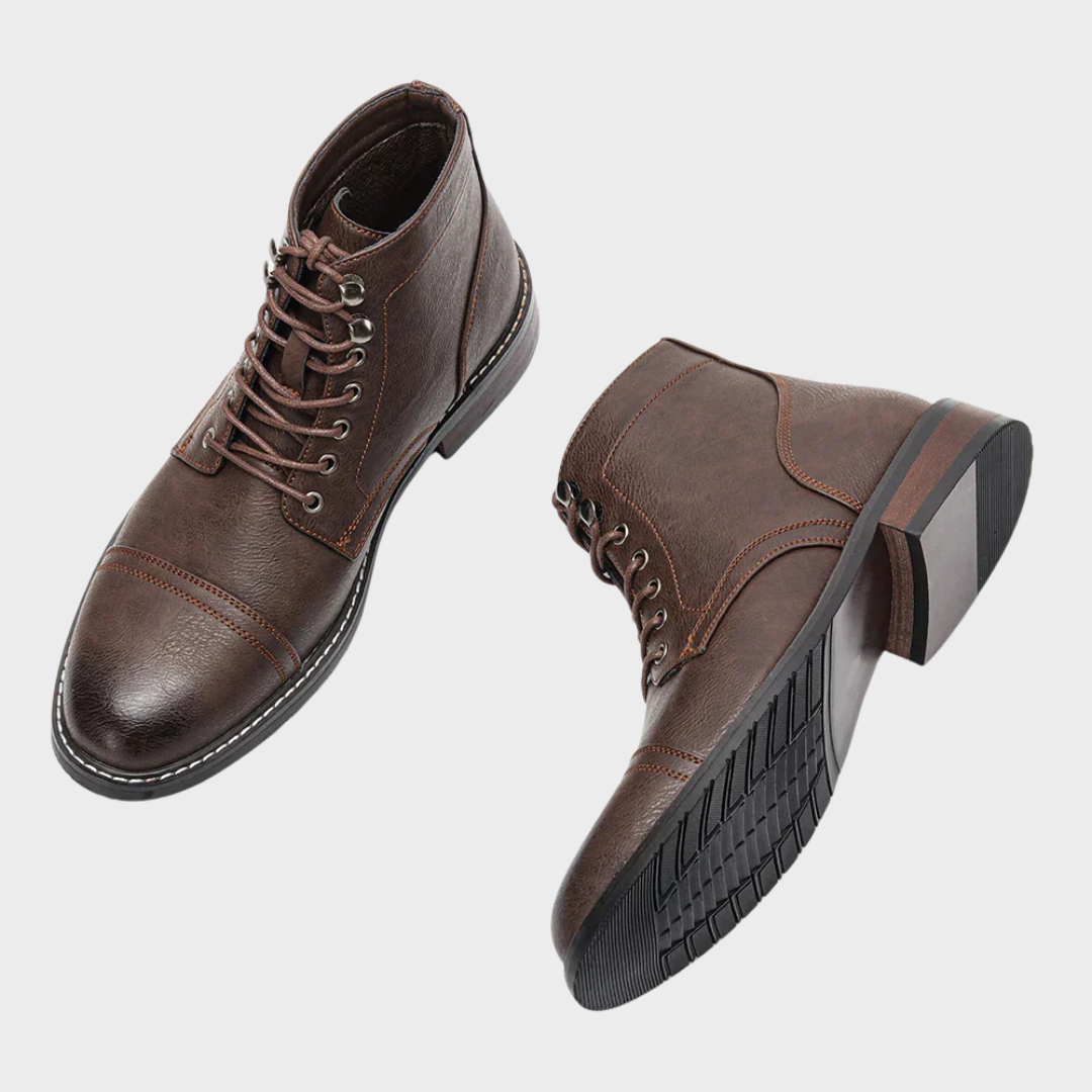 Levoire | Derby Chaussures de récolte de raisin à tige pointue