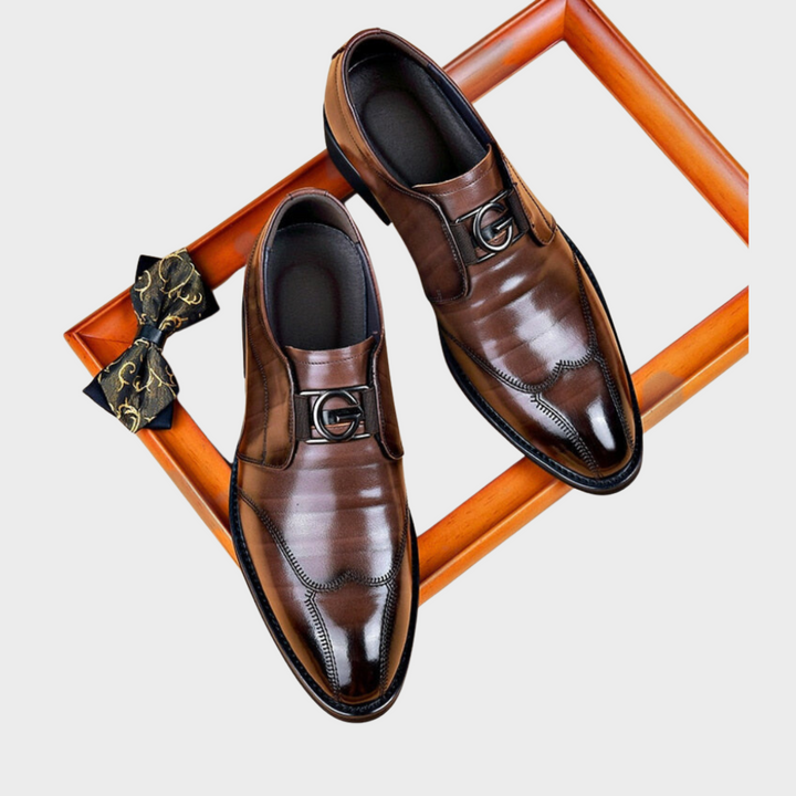 Levoire | Chaussures En Cuir Nobles Avec Une Coupe Élégante