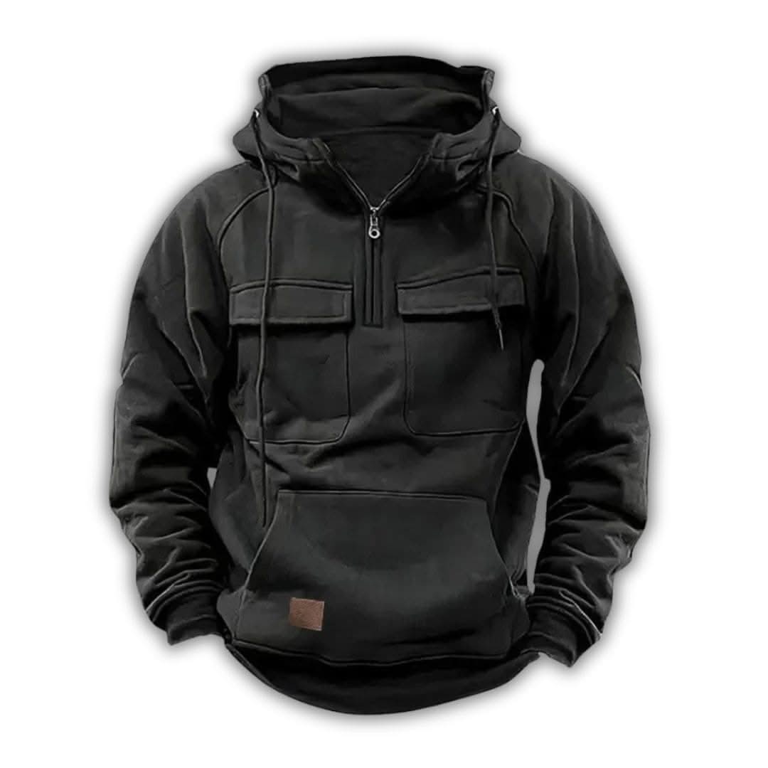 Levoire | Sweat À Capuche Tactique Noir