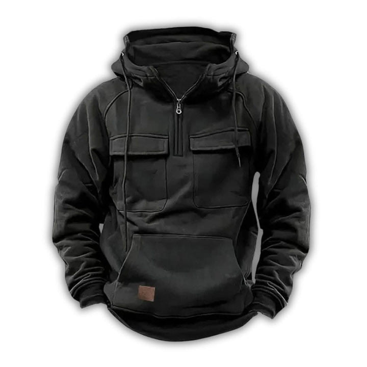 Levoire | Sweat À Capuche Tactique Noir