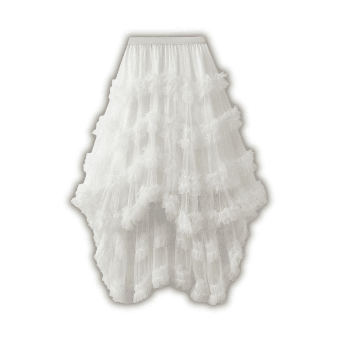 Levoire | Bajka Midi Jupe Blanc Une taille