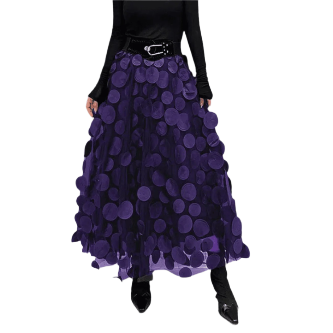 Levoire | Manteau Mi-Long Élégant Pour Femmes Violet