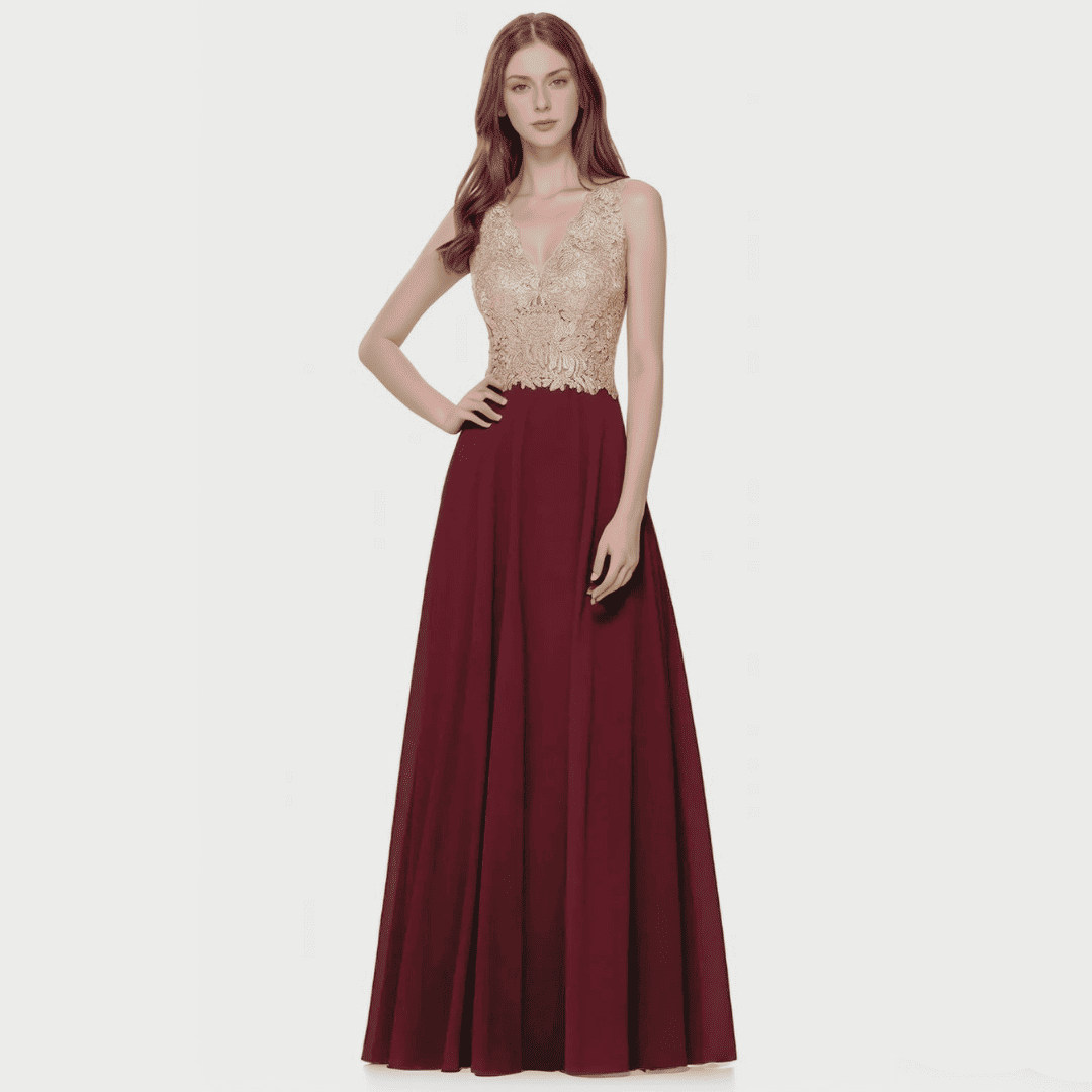 Levoire | Chiffon Sans Dos Olimpia Pour Mariage Bordeaux