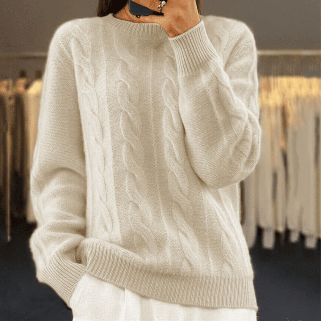 Levoire | Jupe Plissée Élégante Beige