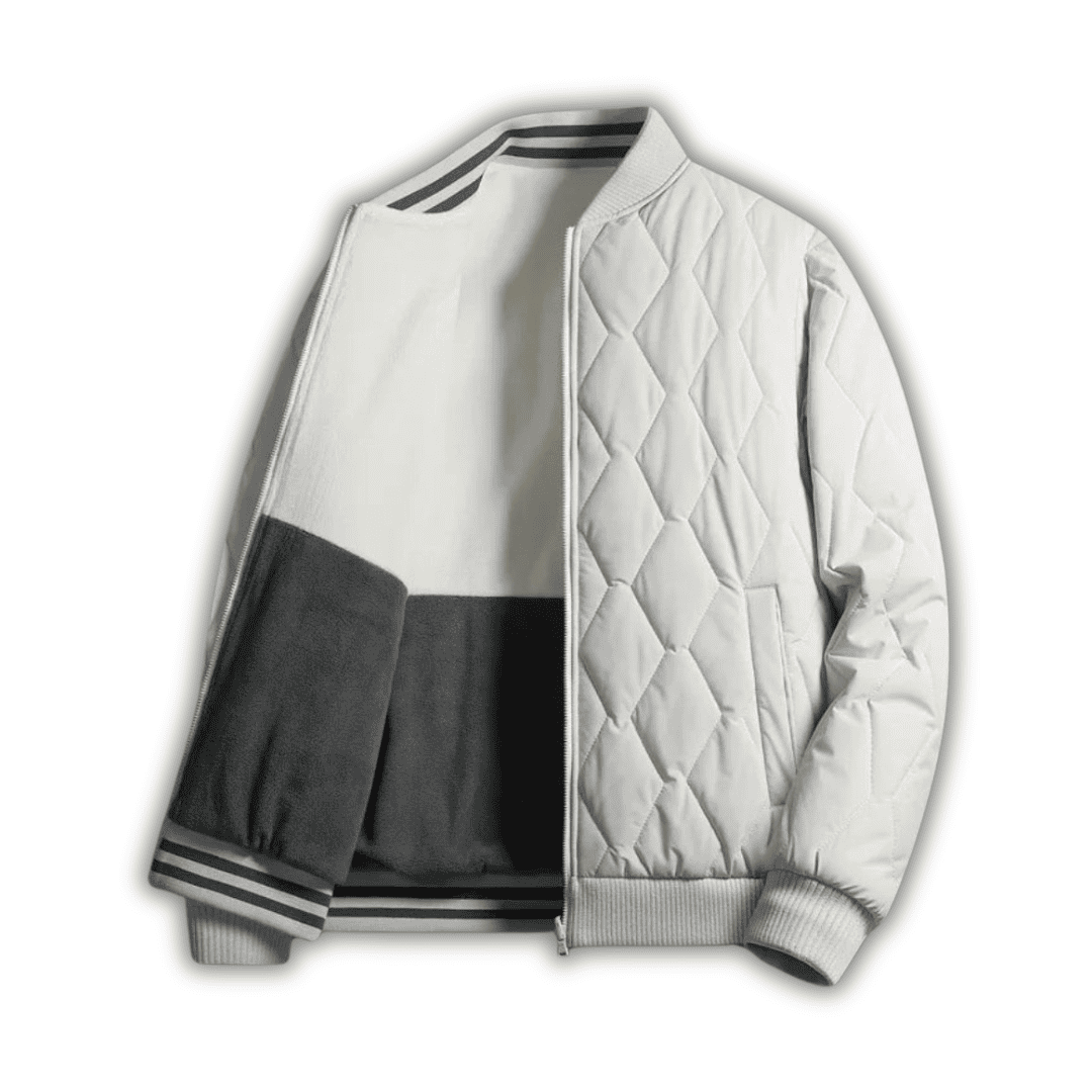 Levoire | Veste Réversible Avec Un Design Polyvalent Blanc