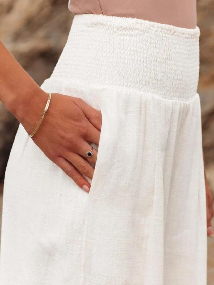 Levoire | Pantalon De Plage Fluide À Jambes Larges