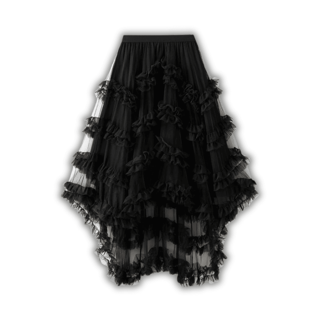 Levoire | Bajka Midi Jupe Noir Une taille