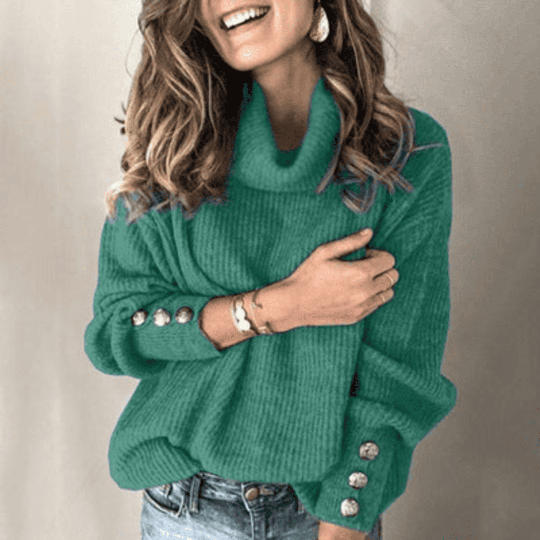 Levoire | Doux Élégant Gilet Femme Vert