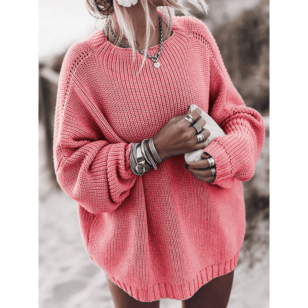 Levoire | Pull Tricoté Oversize Rosa