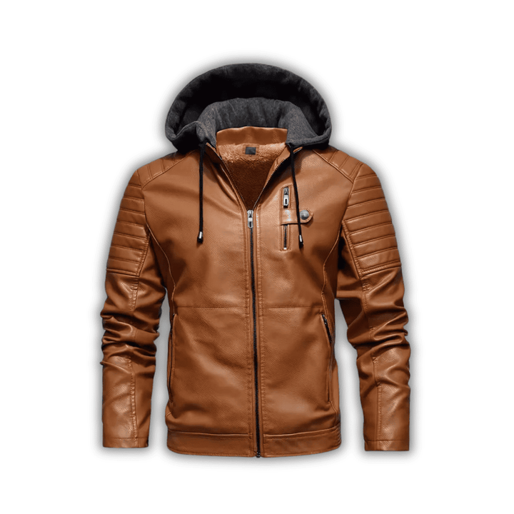 Levoire | Veste En Cuir Intemporelle Pour Un Style Audacieux Braun