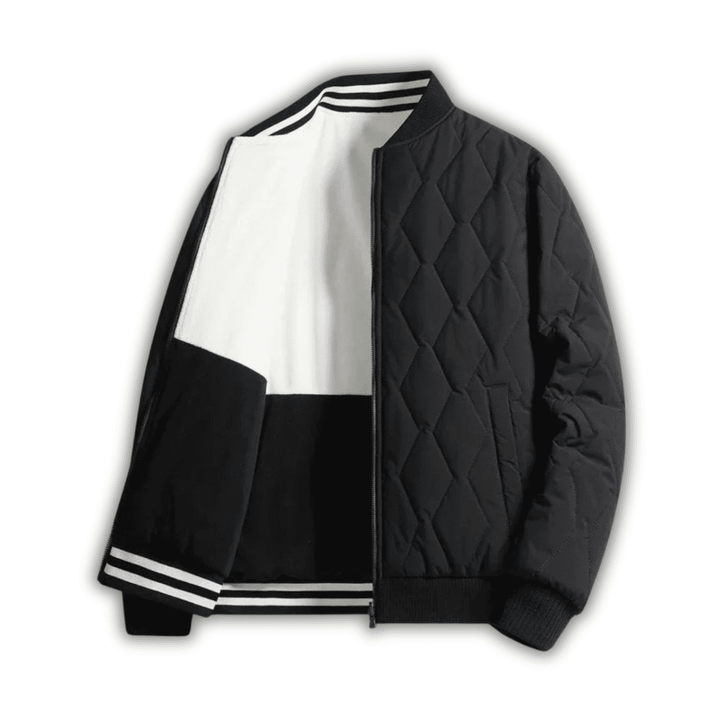 Levoire | Veste Réversible Avec Un Design Polyvalent Noir