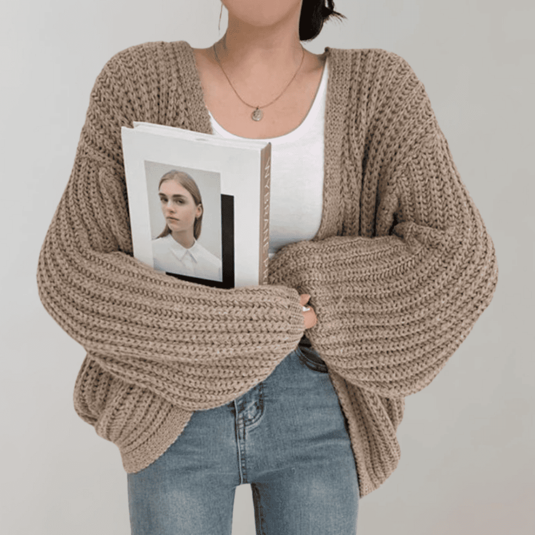 Levoire | Laine Merino Pour Femmes Vert olive Une taille
