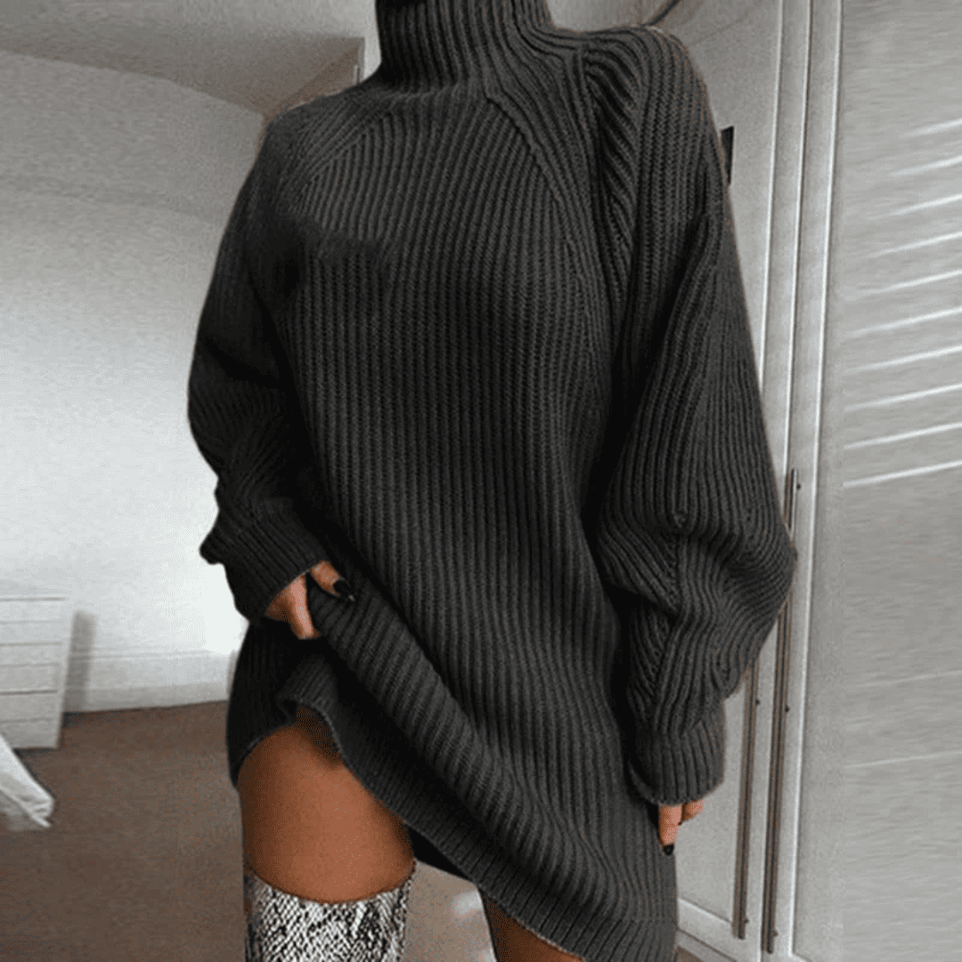 Levoire | Surdimensionné Gilet En Maille Pour Femmes Noir