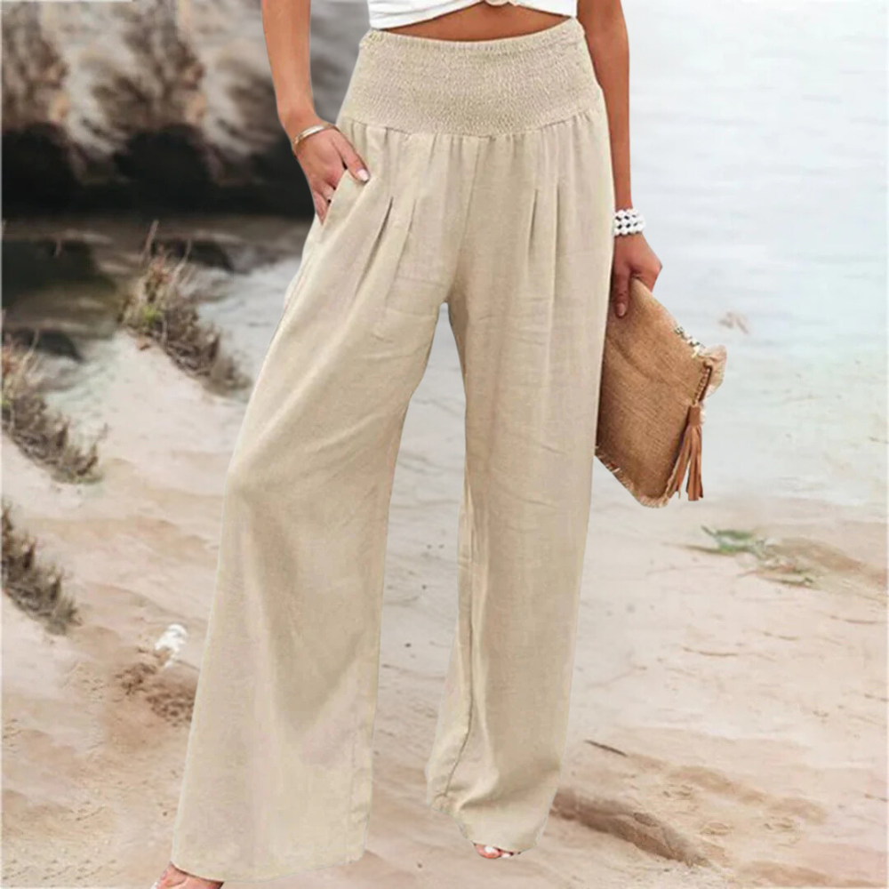 Levoire | Pantalons d'été légers Abricot