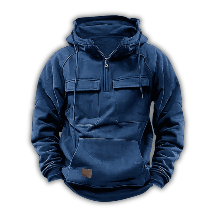 Levoire | Sweat À Capuche Tactique Bleu