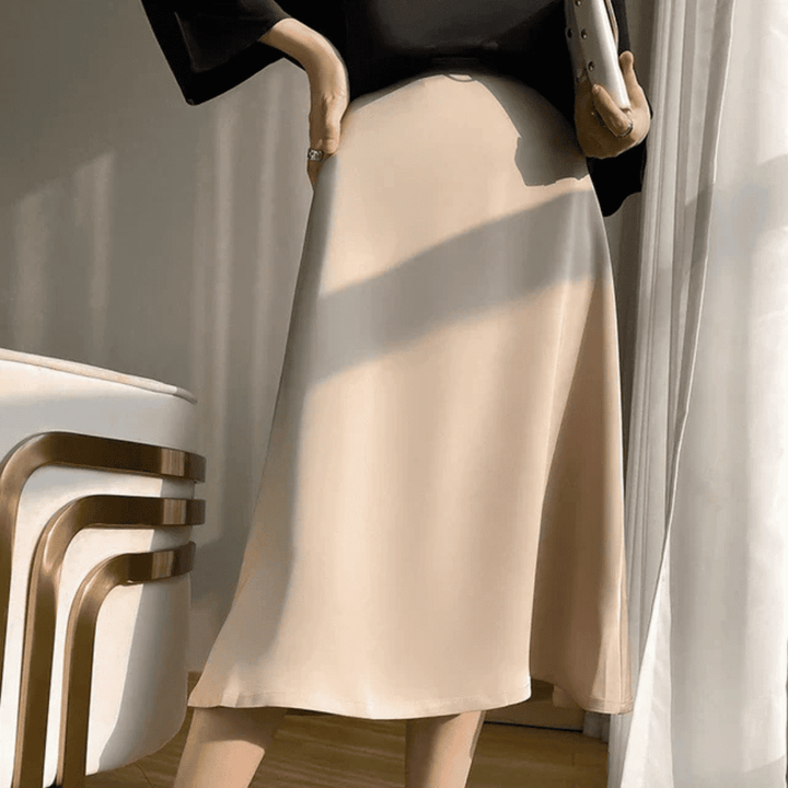 Levoire | Midi Velours Nelia Vert olive