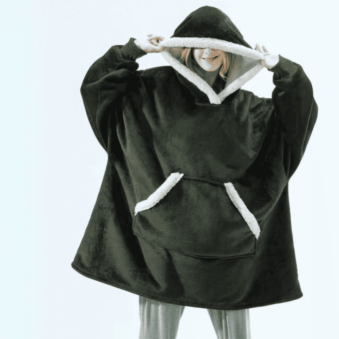 Levoire | Fleece Fabiola Pour Femmes Gris avec une bordure blanche