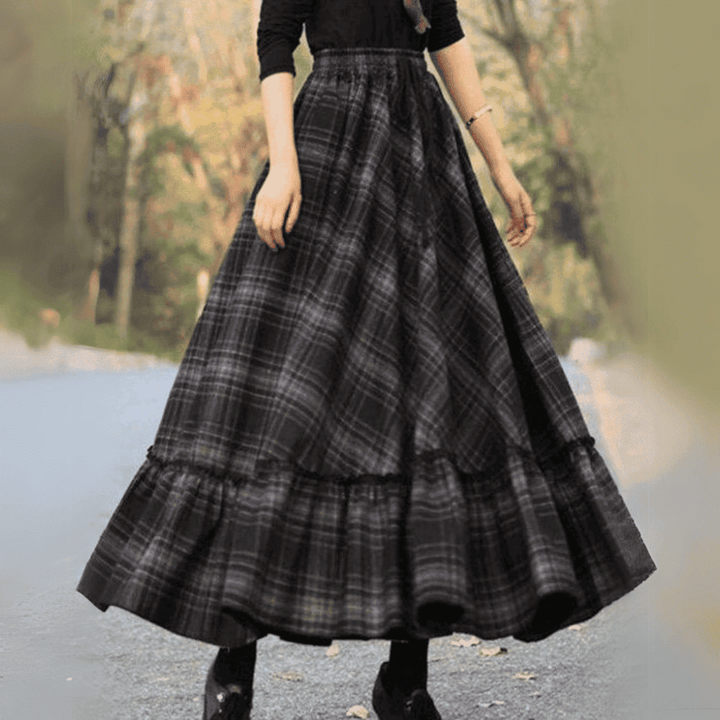 Levoire | Midi A-Line Amira Pour Femmes Noir
