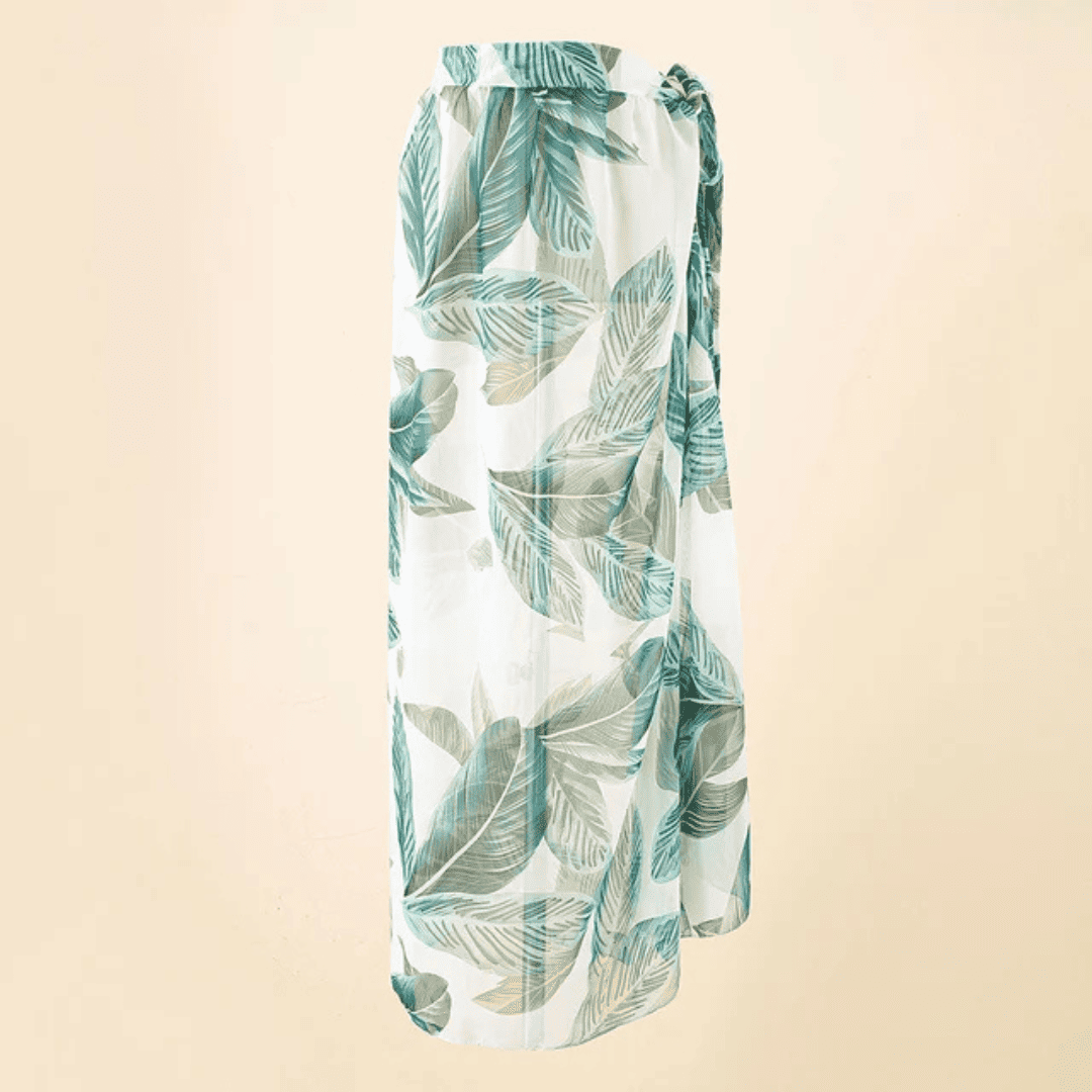 Levoire | Robe Shiffon Midi Vert Une taille