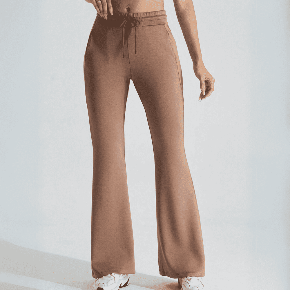 Levoire | Pantalons De Sport Larges Bruns Pour Femmes