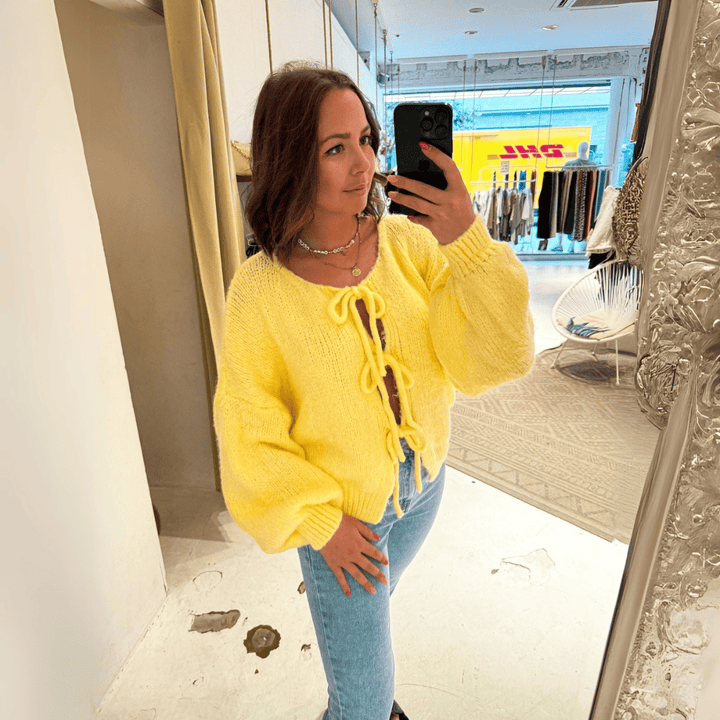 Levoire | Charmante Gilet Pour Femmes Jaune