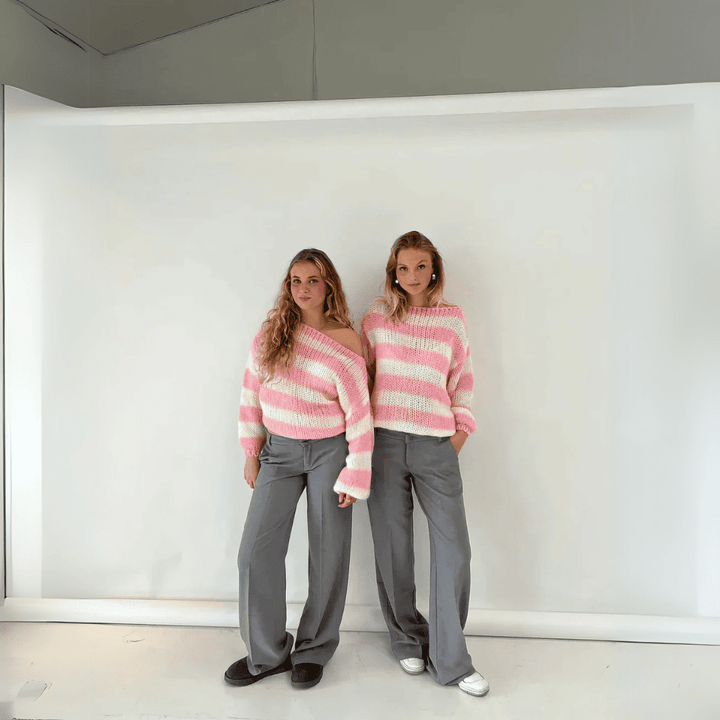 Levoire | Gilet Pour Femmes À Rayures