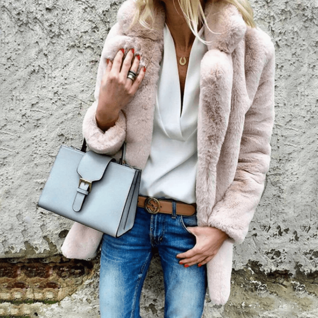 Levoire | Futro Gilet Femmes Rose clair