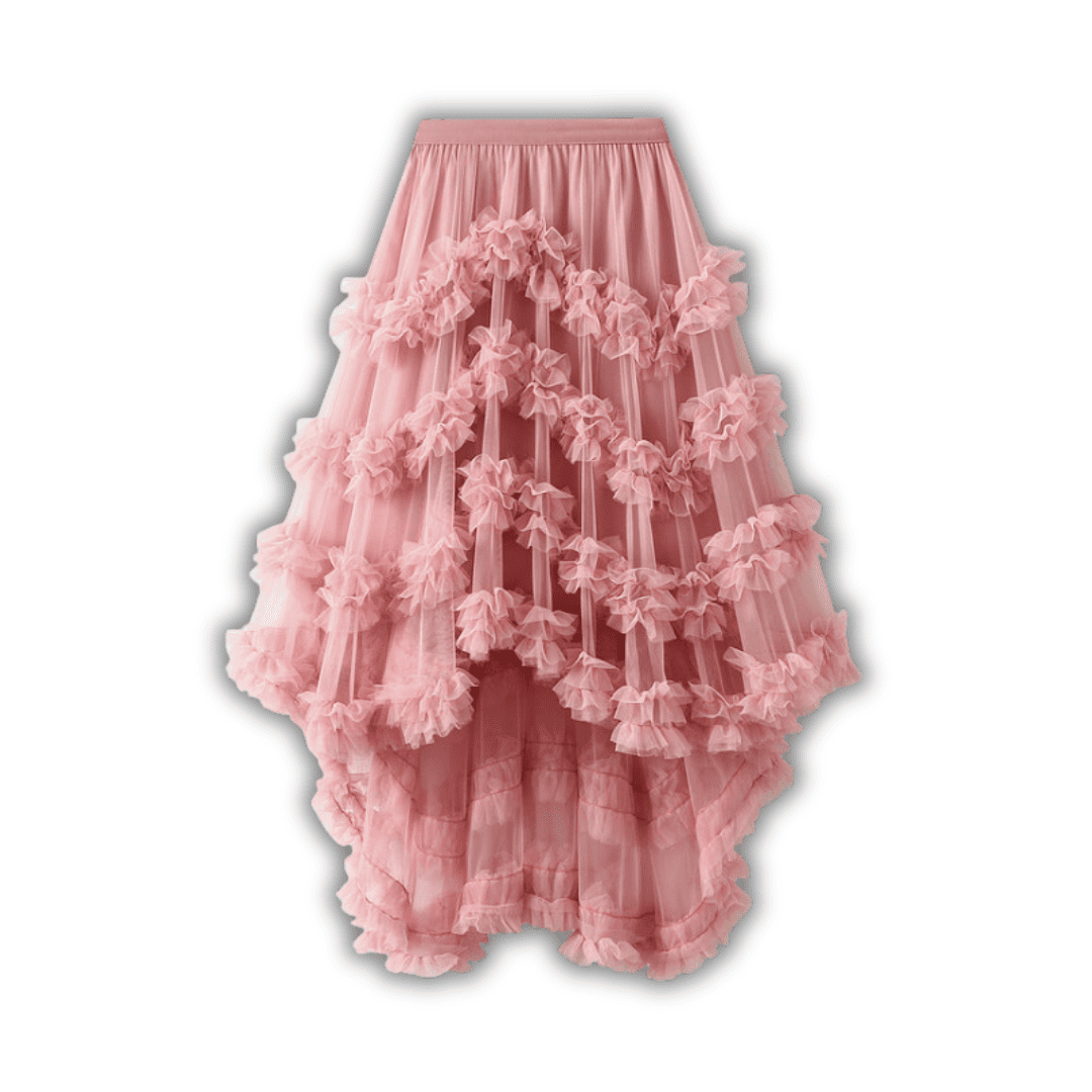 Levoire | Bajka Midi Jupe Rosa Une taille