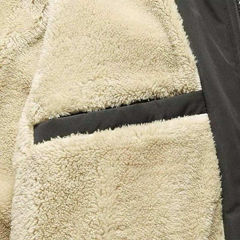 Levoire | Veste Longue Viscose Doublée Chaude À Glissière