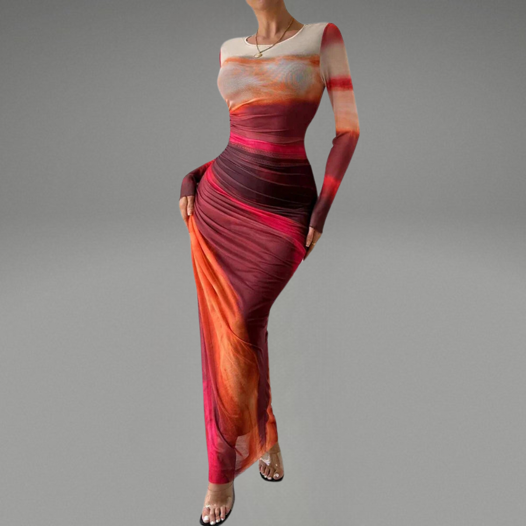 Levoire | Robe Maxi Fluide Pour Un Look Élégant Rot