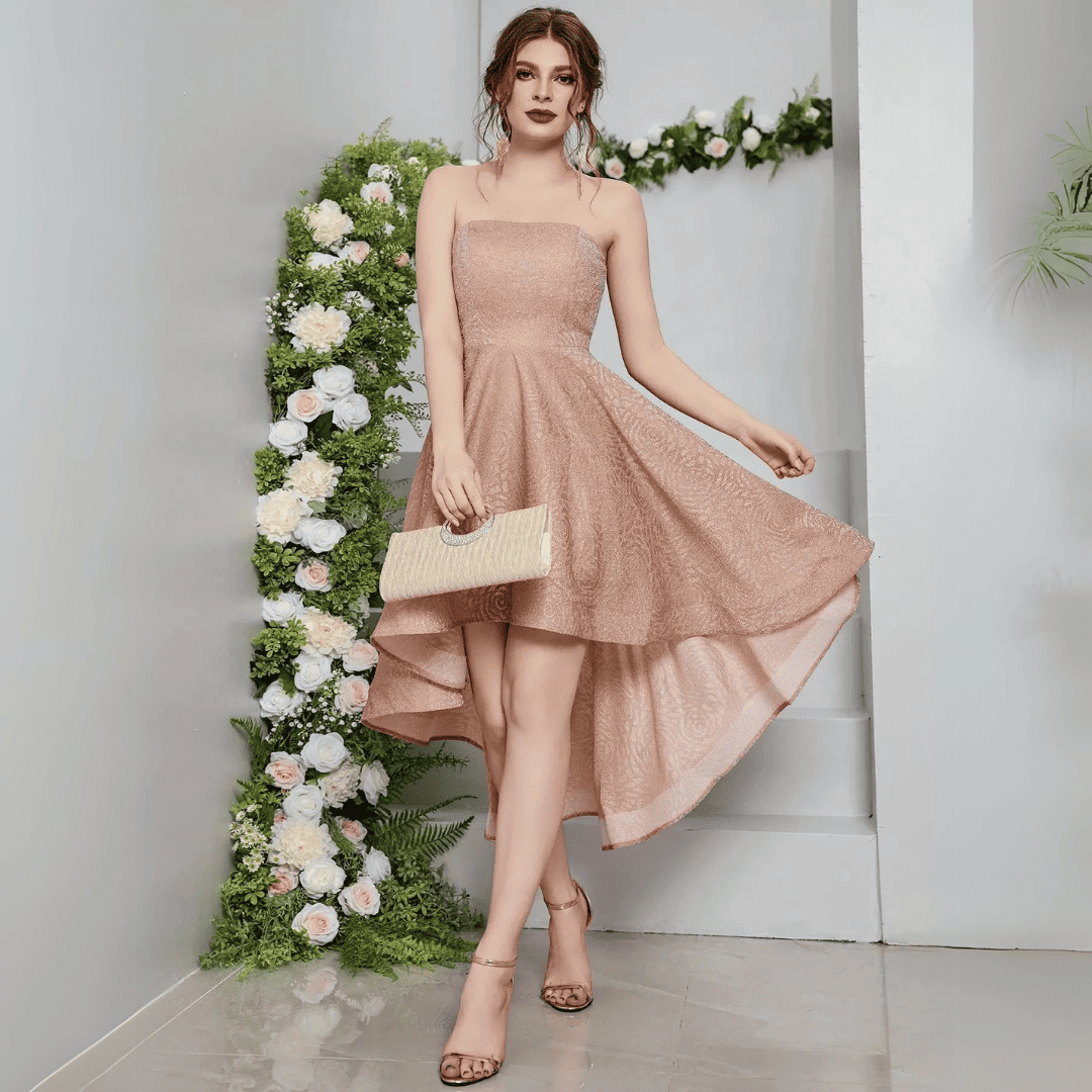 Levoire | Robe À Bretelles Asymétriques Pour Un Mariage