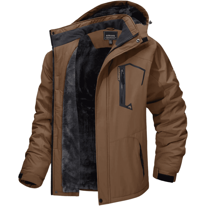 Levoire | Veste Imperméable Pour Les Jours De Pluie Braun
